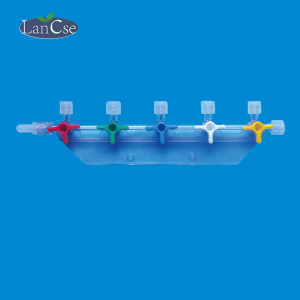 robinet à trois voies à cinq rangées de connecteurs