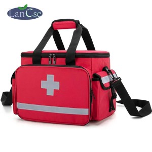 factory customized 100 200 210 220 up to 5000 piece premium non-woven fabric first aid kit bag for workplace home