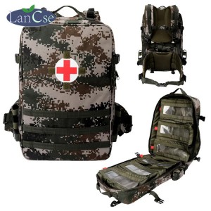 factory new Oxford cloth outdoor first aid kit backpack with torch custom personalized logo for 25 50 person