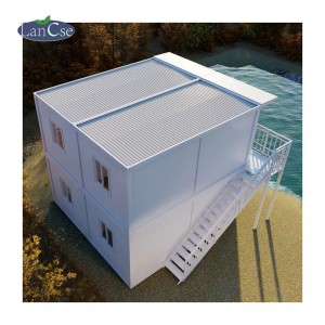 Durable facile à assembler Double-pont 20ft 40ft Container maisons minuscules maison préfabriquée pour vivre